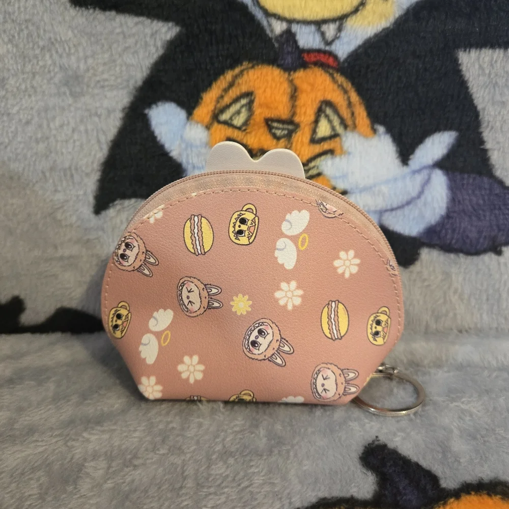 Cute Brown Labubu Coin Purse